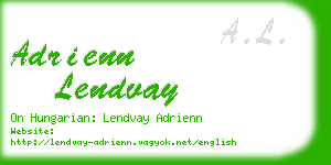 adrienn lendvay business card
